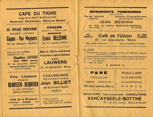 Programme 1946 - Face 6