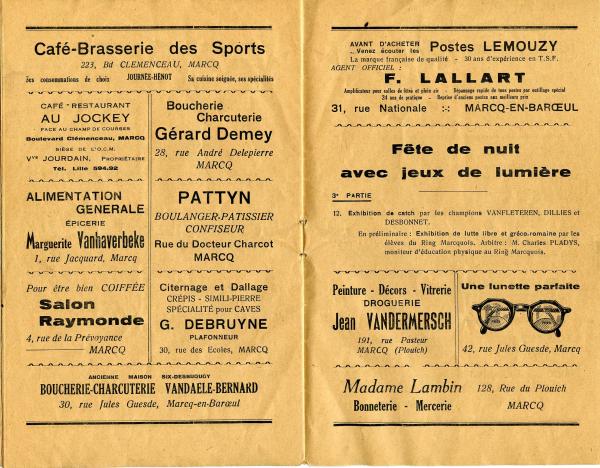 Programme 1946 - Face 7
